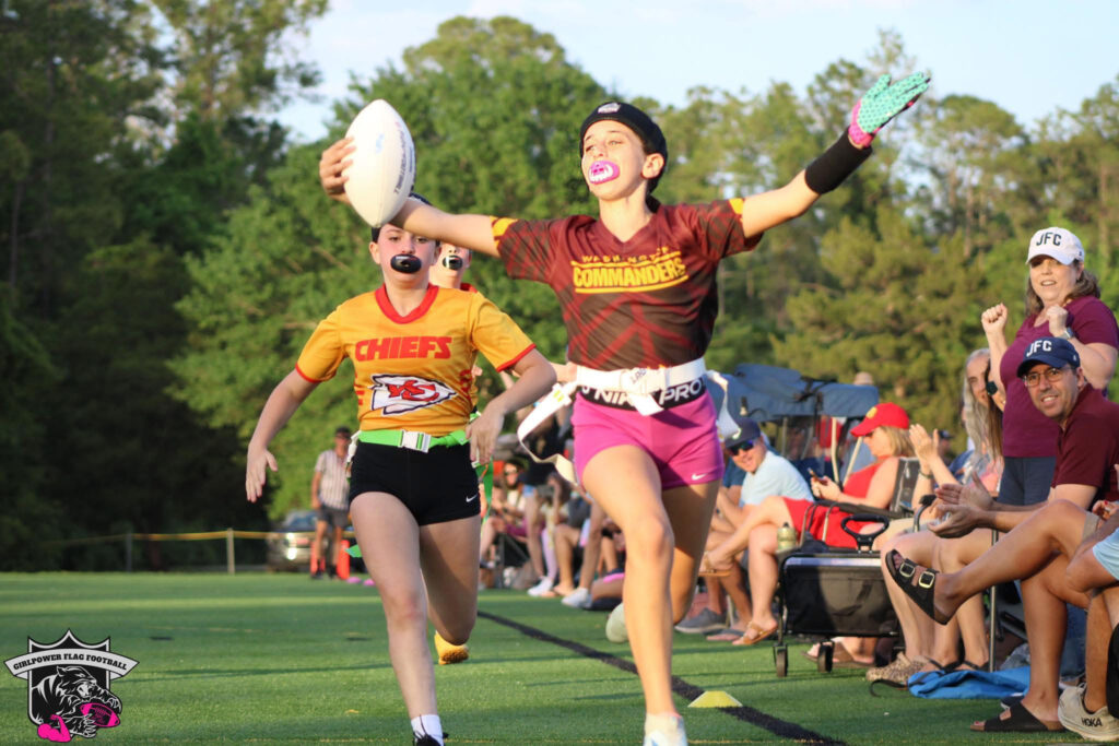 Girl Power Flag Football team photo